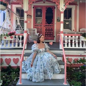 Selkie La Belle Etoile Organza French Puff Dress